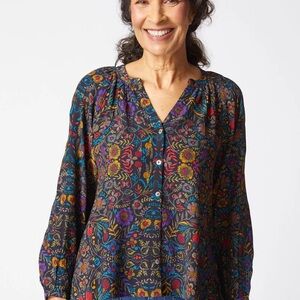 Floral Print Romance Women's Top